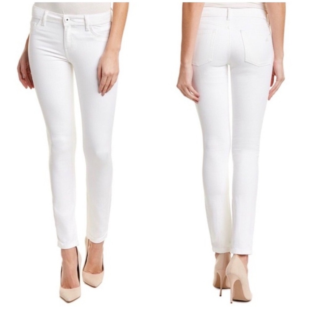 DL1961 Florence Insta‎ Sculpt Milk Skinny Jeans White Denim Size 30